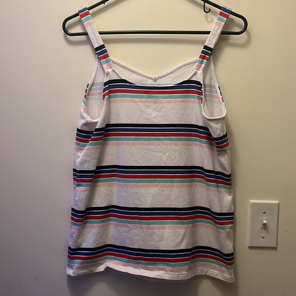 Torrid foxy wide strap Multicolor Striped tank Top size 0 - Picture 4 of 8